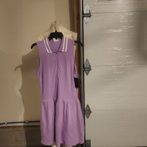 Sage Collective Pro Shop Tennis Dress With Built In Shorts Size L